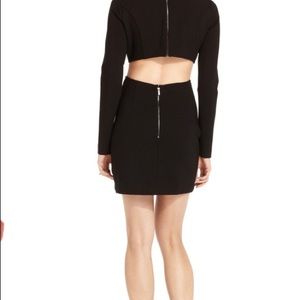 Marciano Black Long Sleeve Mini dress